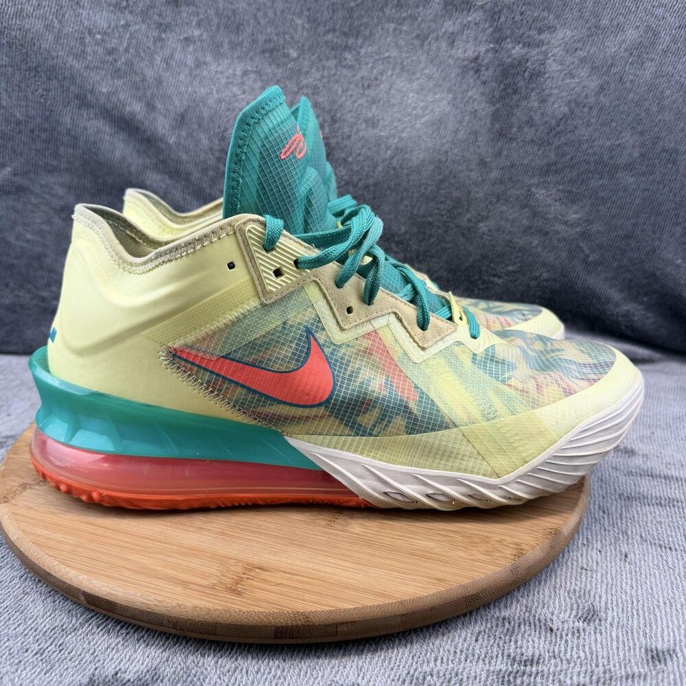 Nike LeBron 18 Low Shoes Mens Size 13 Basketball Sneakers CV7562-300 No Insoles